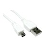 RS PRO IC Socket USB Cable Male USB Type A to Male Mini USB Type B White 3m 182-8863