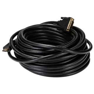 RS PRO 15m 1080p HDMI to DVI-D Male to Male Cable Black 182-8891