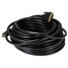 RS PRO 15m 1080p HDMI to DVI-D Male to Male Cable Black 182-8891