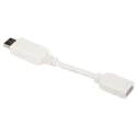 RS PRO Male DisplayPort to Female HDMI Polyvinyl Chloride DisplayPort Cable 150 mm 182-8899