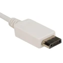 RS PRO Male DisplayPort to Female HDMI Polyvinyl Chloride DisplayPort Cable 150 mm 182-8899