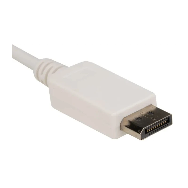 RS PRO Male DisplayPort to Female HDMI Polyvinyl Chloride DisplayPort Cable 150 mm 182-8899