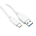 RS PRO IC Socket USB Cable Male USB Type A to Male USB Type C USB 3.1 500 mm 20V 182-8915