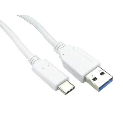 RS PRO IC Socket USB Cable Male USB Type A to Male USB Type C USB 3.1 500 mm 20V 182-8915