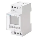 Siemens Digital DIN Rail Time Switch 24V ac/dc Single Channel SPDT 56 Memory Spaces 83mm Height 70mm Depth 7LF4521-2