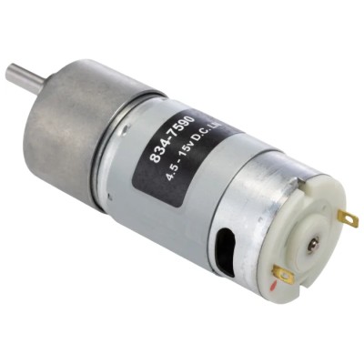 RS PRO 12V DC Brushed Geared Motor, 19.8W, 29 Ncm Torque, 241 RPM, 6mm Shaft Diameter 834-7590