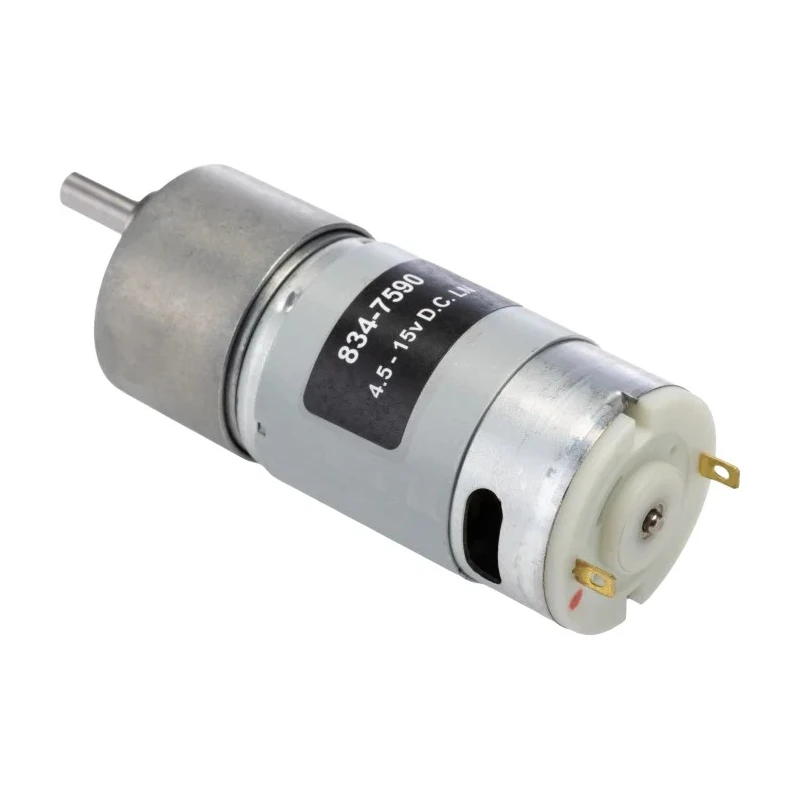 RS PRO 12V DC Brushed Geared Motor, 19.8W, 29 Ncm Torque, 241 RPM, 6mm Shaft Diameter 834-7590