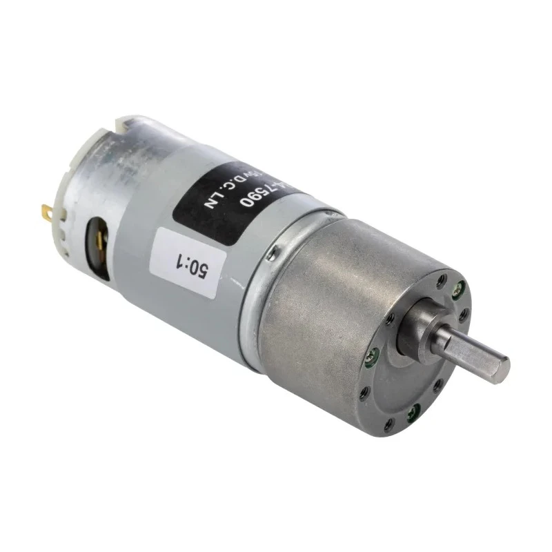 RS PRO 12V DC Brushed Geared Motor, 19.8W, 29 Ncm Torque, 241 RPM, 6mm Shaft Diameter 834-7590