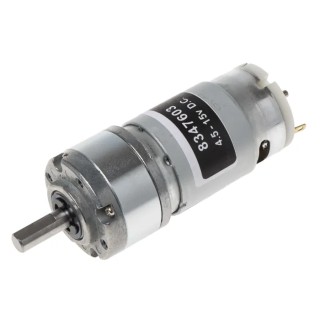 RS PRO Brushed Geared DC Geared Motor, 7 W Power, 12V DC, 10 Ncm Torque, 822 RPM Output Speed, 6 mm Shaft Diameter 834-7603