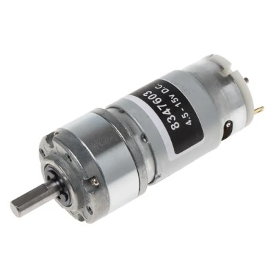 RS PRO Brushed Geared DC Geared Motor, 7 W Power, 12V DC, 10 Ncm Torque, 822 RPM Output Speed, 6 mm Shaft Diameter 834-7603