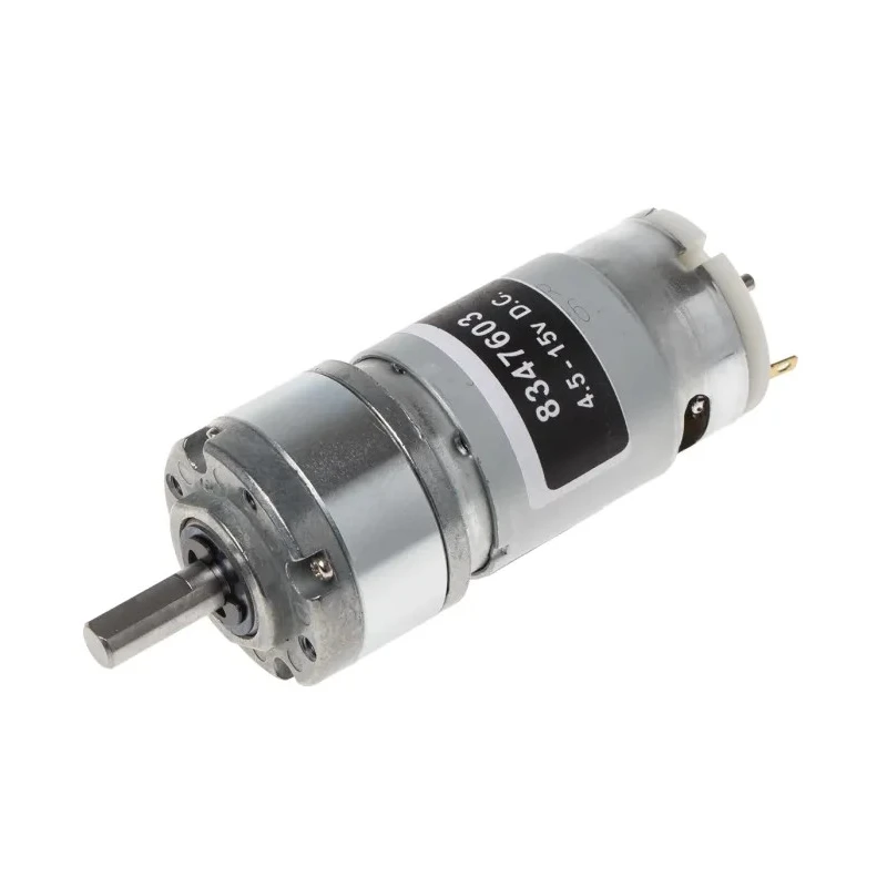 RS PRO Brushed Geared DC Geared Motor, 7 W Power, 12V DC, 10 Ncm Torque, 822 RPM Output Speed, 6 mm Shaft Diameter 834-7603