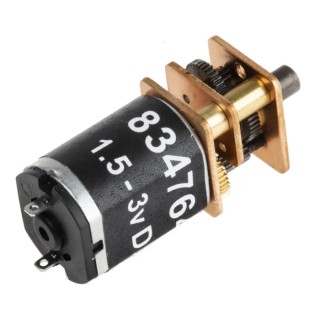 RS PRO Brushed Geared DC Motor 0.58 W 3V DC 3 Ncm Torque 137 RPM 3 mm Shaft Diameter 834-7644
