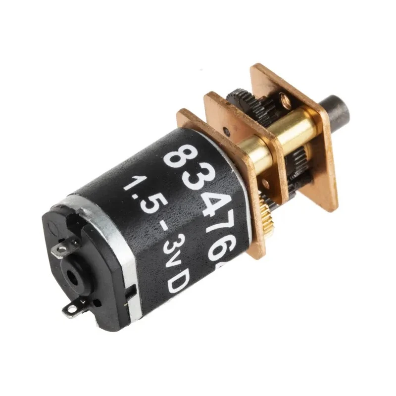 RS PRO Brushed Geared DC Motor 0.58 W 3V DC 3 Ncm Torque 137 RPM 3 mm Shaft Diameter 834-7644
