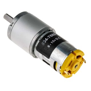 RS Pro Brushed Geared DC Geared Motor, 7.85 W, 12 V dc, 228 rpm, 2399 g.cm Torque, 6 mm Shaft Diameter 834-7669