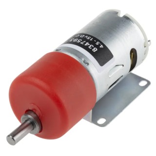 RS PRO DC Geared Motor 12V DC 19.8W 12048 RPM 29Ncm Torque 6 mm Shaft Diameter 834-7593