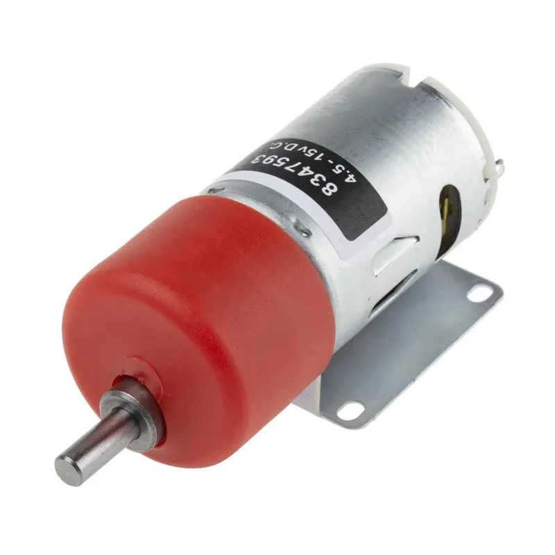 RS PRO DC Geared Motor 12V DC 19.8W 12048 RPM 29Ncm Torque 6 mm Shaft Diameter 834-7593
