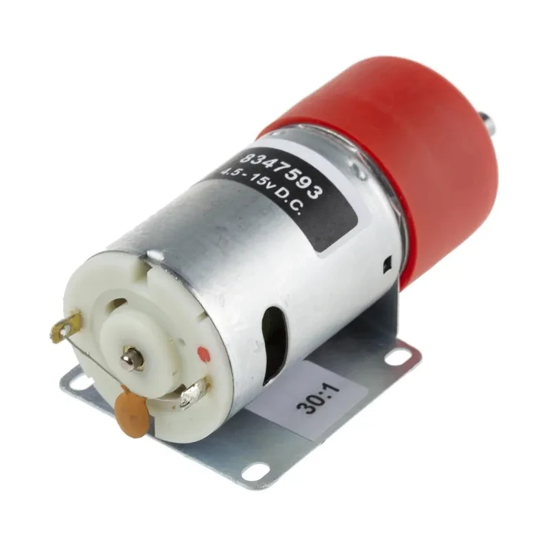 RS PRO DC Geared Motor 12V DC 19.8W 12048 RPM 29Ncm Torque 6 mm Shaft Diameter 834-7593