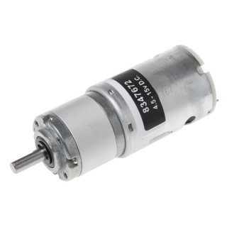 RS PRO Brushed Geared DC Motor 12V DC, 19.8 W, 537 rpm, 3024 g.cm Torque, 6 mm Shaft Diameter 834-7672