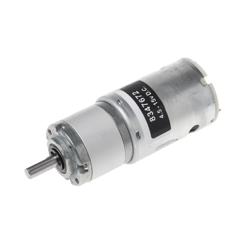 RS PRO Brushed Geared DC Motor 12V DC, 19.8 W, 537 rpm, 3024 g.cm Torque, 6 mm Shaft Diameter 834-7672