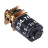 Faulhaber Brushed Geared DC Geared Motor 3 V dc 0.58 W 45 rpm 9 Ncm Torque 3 mm Shaft Diameter 834-7647