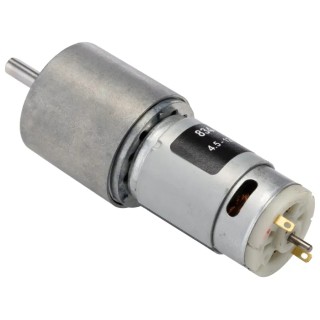 RS PRO Brushed Geared DC Geared Motor 12V dc 7W 2.6rpm 59Ncm 6mm Shaft Diameter 834-7666