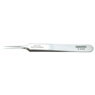 Bernstein 110mm Stainless Steel Pointed ESD Safe Tweezer 5-048