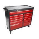 RS PRO 11 Drawer Wheeled Steel Roller Cabinet, Mobile Tool Chest, 1.08m Length, 450mm Width, 985mm Height, 90kg 833-5916