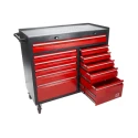 RS PRO 11 Drawer Wheeled Steel Roller Cabinet, Mobile Tool Chest, 1.08m Length, 450mm Width, 985mm Height, 90kg 833-5916