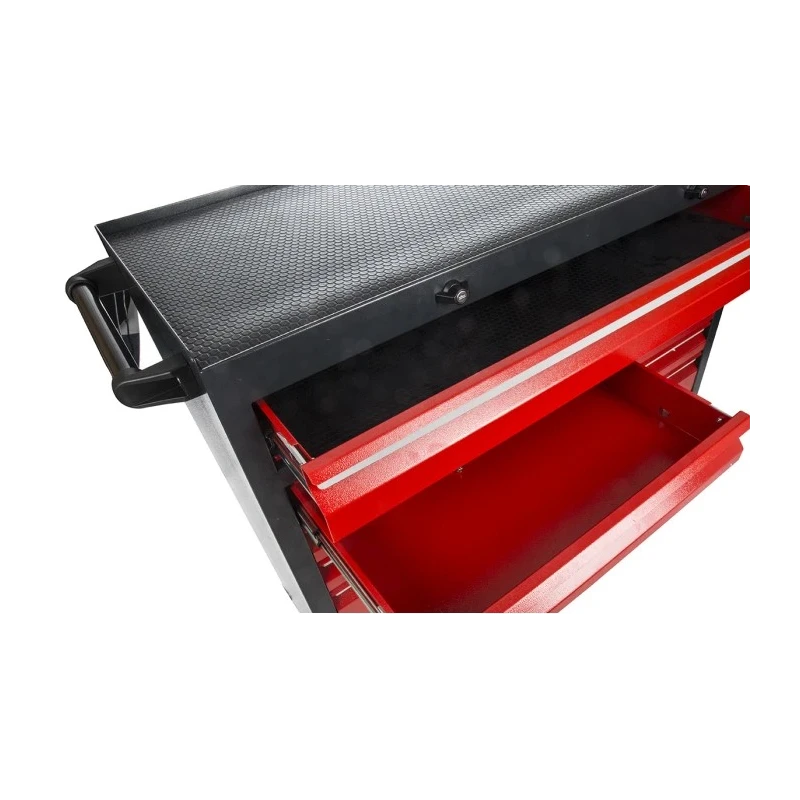 RS PRO 11 Drawer Wheeled Steel Roller Cabinet, Mobile Tool Chest, 1.08m Length, 450mm Width, 985mm Height, 90kg 833-5916