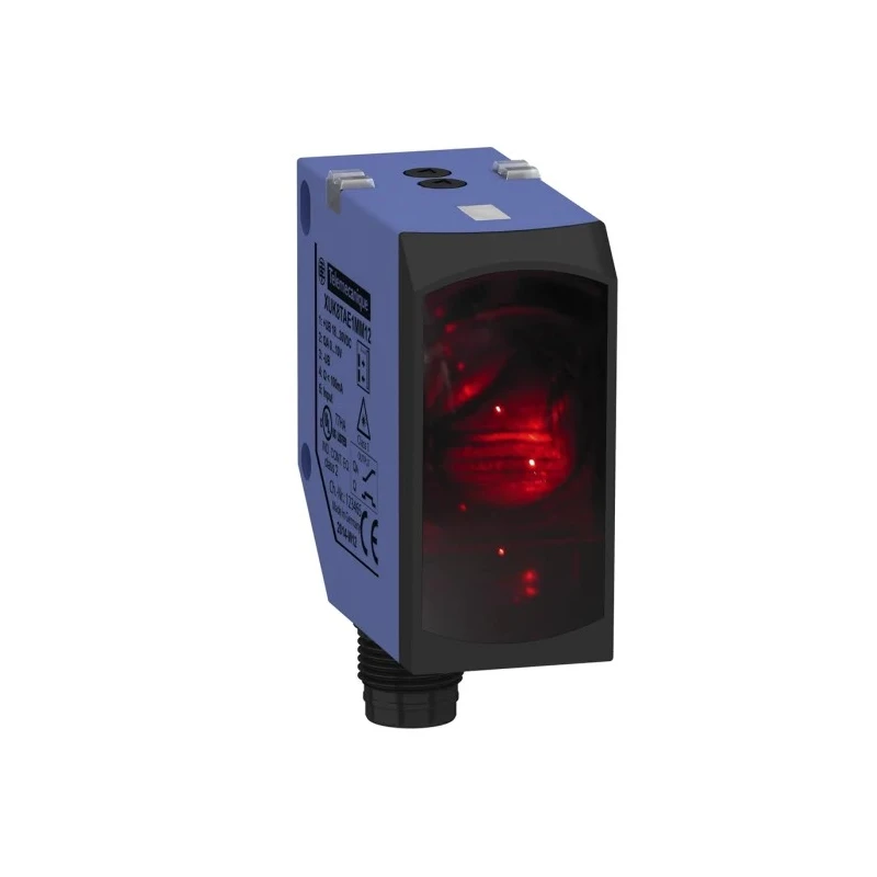 Telemecanique Sensors Background Suppression Compact Photoelectric Sensor 0 → 5 m PNP Output IP67 IP69K XUK8TAE1MM12