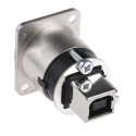 Neutrik Reversible USB 2.0 Type A Female to USB B Male Adapter NAUSB-W