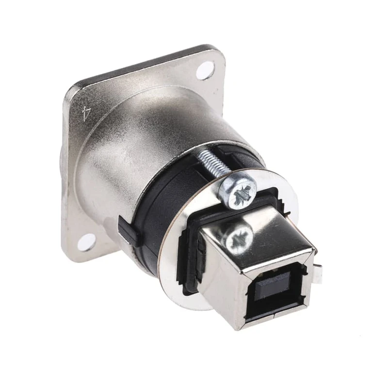 Neutrik Reversible USB 2.0 Type A Female to USB B Male Adapter NAUSB-W