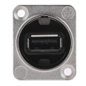 Neutrik Reversible USB 2.0 Type A Female to USB B Male Adapter NAUSB-W
