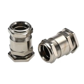 Lapp SKINDICHT Series 25 Cable Gland, PG16 Thread Size, Maximum Cable Diameter 10.8mm, Nickel-Plated 52003530+52005100