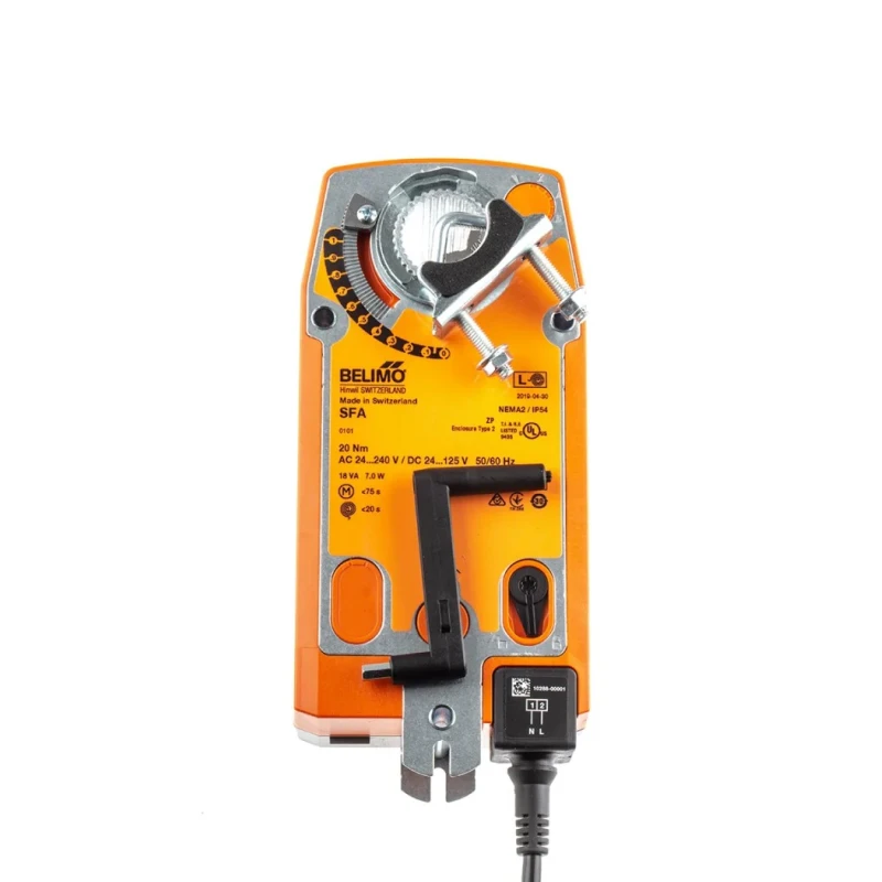Belimo Open/Close Damper Actuator 20 Nm, 264V, 7W Power, SF Series SFA