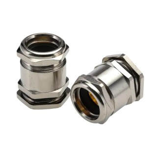 Lapp SKINDICHT Series 25 Cable Gland Kit, Nickel Plated Brass, Thread Size PG21, Max Cable Diameter 52003540+52005170