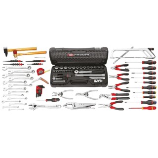 Facom 122 Piece Mechanical Tool Kit with Tool Chest and VDE/1000V Approved CM.110A