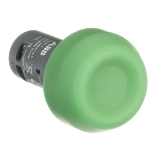 ABB Compact Series Push Button Switch Momentary Panel Mount 22 mm Cutout Green Actuator 1 NO/1 NC 1SFA619105R1072 CP6-10G-11