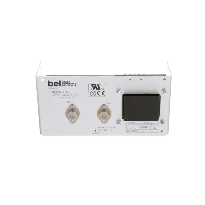 BEL POWER SOLUTIONS INC Open Frame 2 Output Linear Power Supply 15 V 3 A 90 W HCC15-3-AG