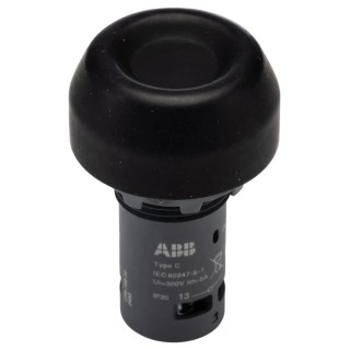 ABB Compact Series Push Button Switch Momentary Panel Mounted 22 mm Cutout 2 NO/2 NC 125 V DC 240 1SFA619105R1026 CP6-10B-20