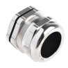 RS PRO Metallic Nickel Plated Brass Cable Gland M40 Thread 21 mm Min. 30 mm Max. IP68 835-4128