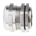 RS PRO Metallic Nickel Plated Brass Cable Gland M40 Thread 21 mm Min. 30 mm Max. IP68 835-4128