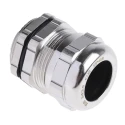 RS PRO Metallic Nickel Plated Brass Cable Gland, M25 Thread, 10 mm Min. Diameter, 16 mm Max. Diameter, IP68 835-4116