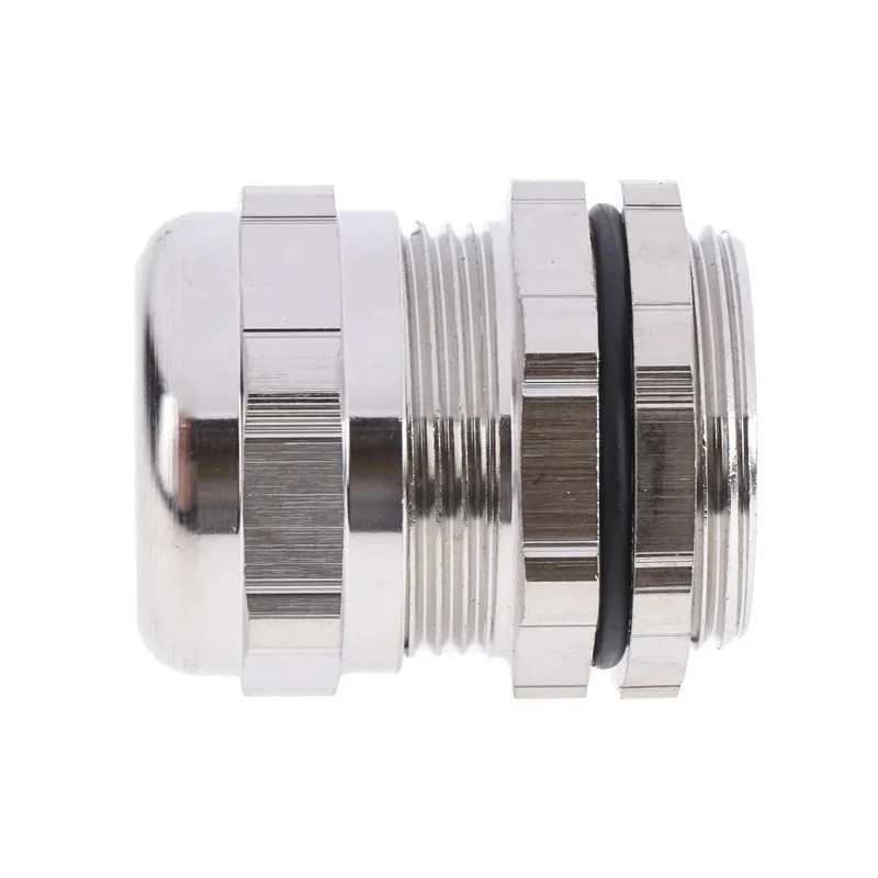 RS PRO Metallic Nickel Plated Brass Cable Gland, M25 Thread, 10 mm Min. Diameter, 16 mm Max. Diameter, IP68 835-4116