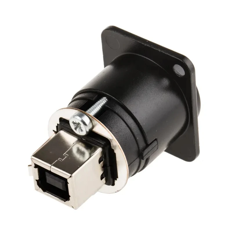 Neutrik USB Type A to Female to USB B Female Adapter with Reversible USB 2.0 Gender Changer NAUSB-W-B