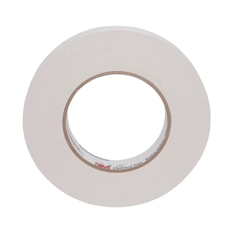 3M 3M™ 27 White Electrical Tape, 19mm Width x 20m Length, Rubber Adhesive, 130°C Max Operating Temperature 85306