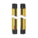 Banner Light Curtain Emitter and Receiver, Type 4 Safety, 40 mm Beam Resolution, 1.68m Protective Height, 24V SLLP40-1680P88