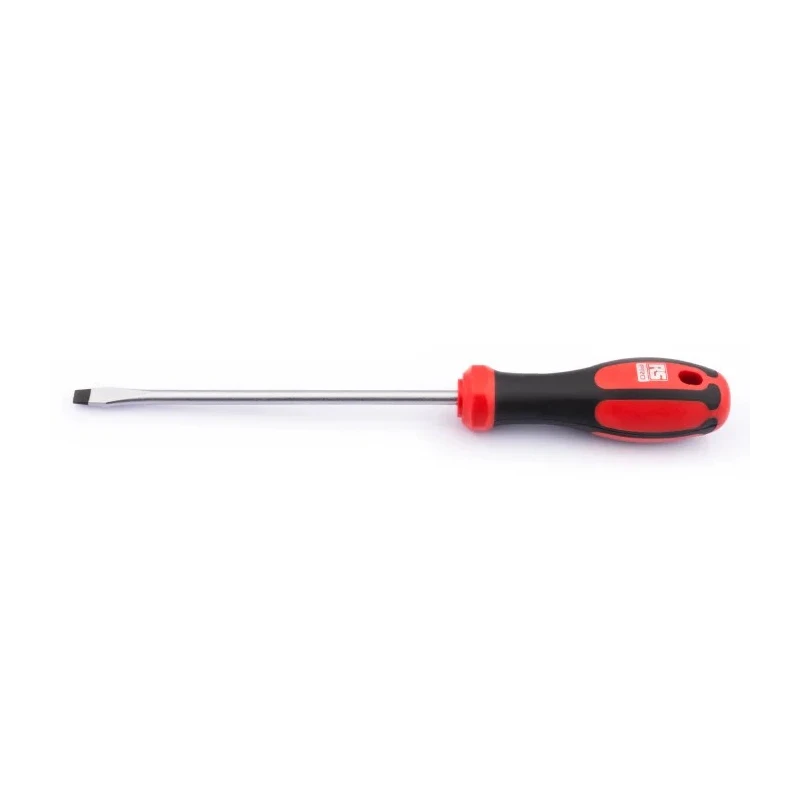 RS PRO Slotted Screwdriver with 125 mm Chrome Vanadium Molybdenum Steel Blade, Insulated Ergonomic Soft Grip 182-9667