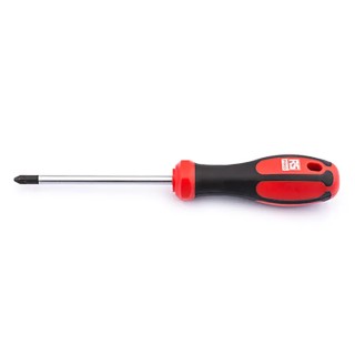 RS PRO Standard Pozidriv Screwdriver PZ1 Tip 80 mm Blade Soft Grip Handle 180mm Overall 182-9704