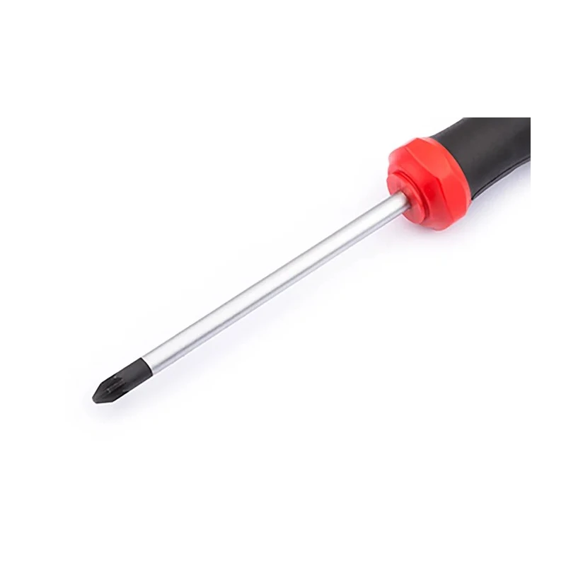 RS PRO Standard Screwdriver PZ4 Tip 200 mm Blade Chrome Vanadium Molybdenum Steel Soft Grip Handle 320mm Overall 182-9707